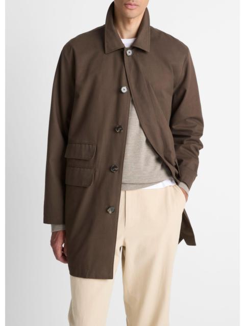 Vince Lightweight Italian Cotton Car Coat