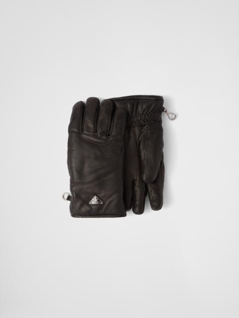 Prada Nappa leather gloves