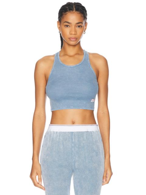 Alexander Wang Cropped Classic Racer Tank Top