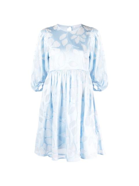 CECILIE BAHNSEN Mabel puff-sleeve dress
