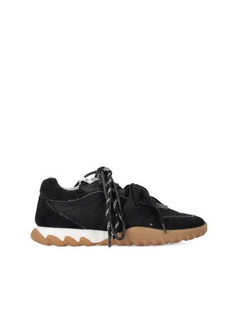 PINKO lace-up black sneakers