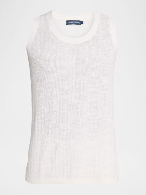 FRESCOBOL CARIOCA Men's Prado Rib-Knit Tank Top