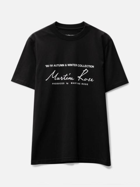 Martine Rose CLASSIC SHORT SLEEVE T-SHIRT