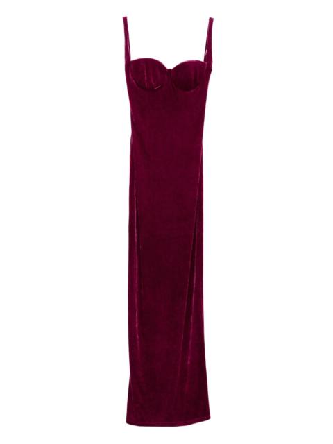 Balenciaga Velvet-finish Dress
