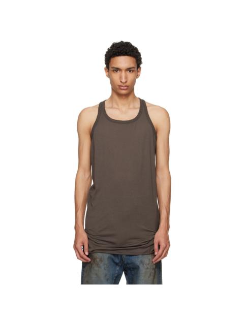 Rick Owens DRKSHDW Brown Temple Loose Tank Top