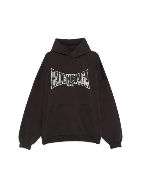 人気！BALENCIAGA＊Boxing Hoodie Large Fit パーカー＊送料込 Balenciaga Black 'Balenciaga Boxing' Large Fit Hoodie Balenciaga