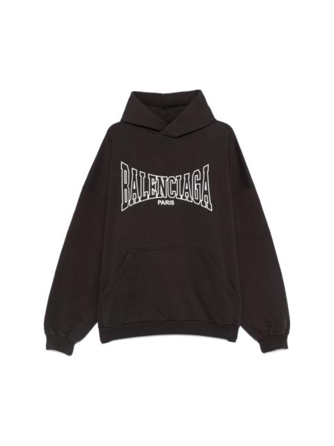 logo-print hoodie