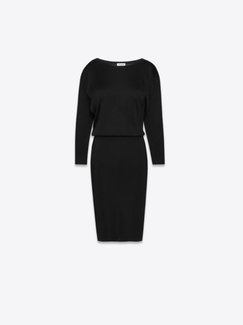 SAINT LAURENT backless dress in knit