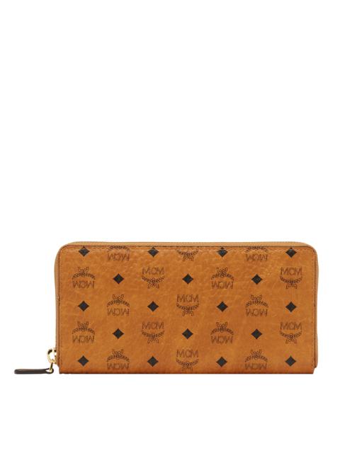 MCM Zip Around Wallet in Visetos Original