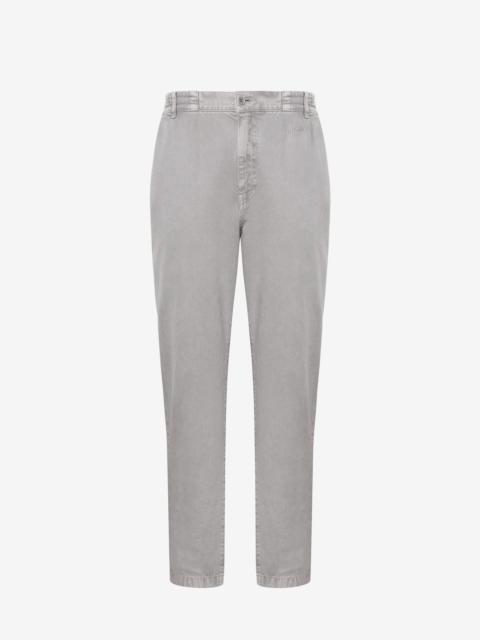Moschino LOGO SIGNATURE GABARDINE TROUSERS