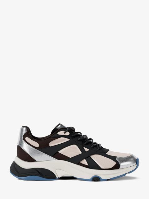 MICHAEL KORS Leo Mixed-Media Trainer