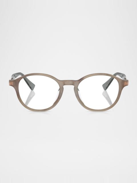 Brunello Cucinelli Acetate Oval Sunglasses, 50MM