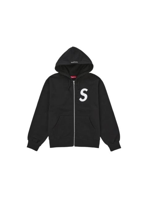 Supreme Supreme S Logo Zip Up Hooded Sweatshirt (FW25) Black