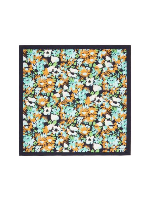 Marni Multicolor Floral Poplin Scarf