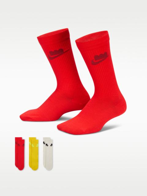 Nike Nike x LEGO® Collection Everyday Essentials Crew Socks (3 Pairs)