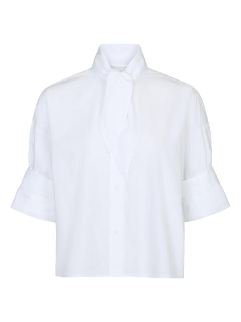 TWP Women's Tie One On Cotton Shirt - White