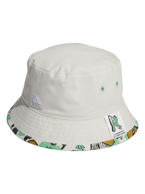 adidas Aadidas x Atmos Pink x Jenny Kaori Reversible Bucket Hat 'White' GT0104