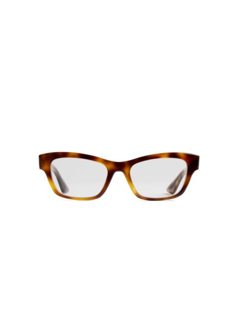 KHAITE rectangle frame glasses