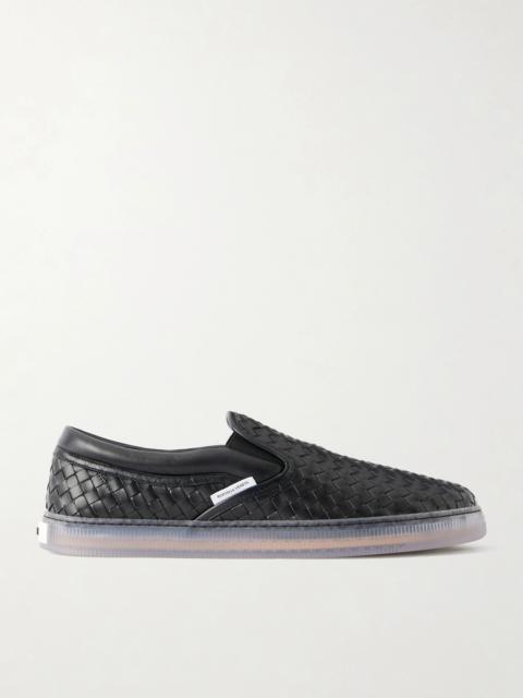 Bottega Veneta Serena Intrecciato Leather Loafers