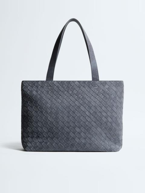 Bottega Veneta Small Intrecciato Zipped Tote