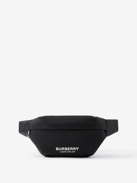 Burberry Logo Print Nylon Sonny Bum Bag