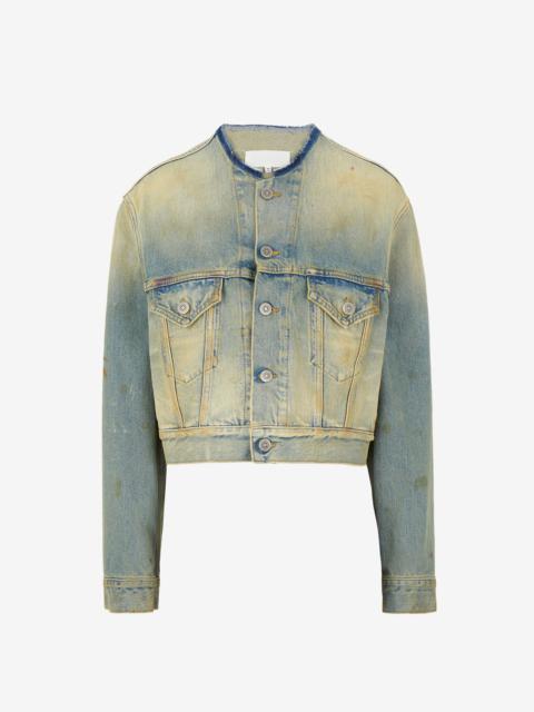 Maison Margiela Décortiqué collar denim jacket