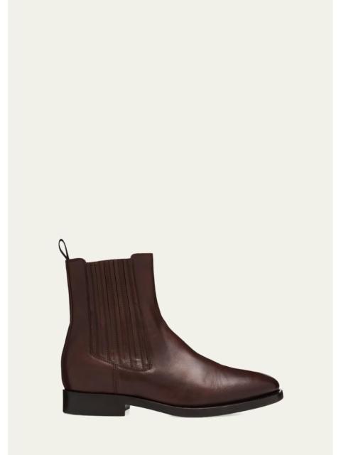 Brunello Cucinelli Men's Leather Chelsea Boots