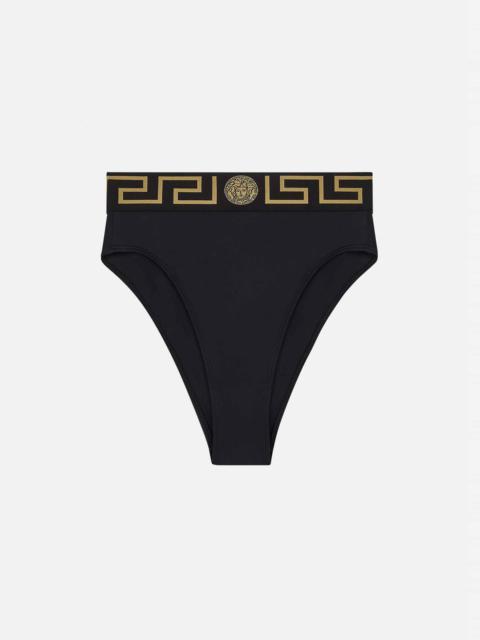 Greca Border High Leg Swim Briefs