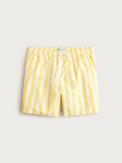 J.CREW 6" swim trunk in recycled nylon