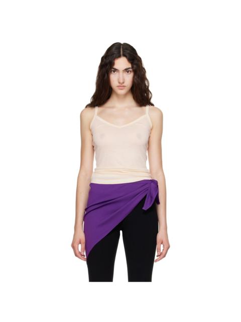 FLORE FLORE Off-White Isla Camisole
