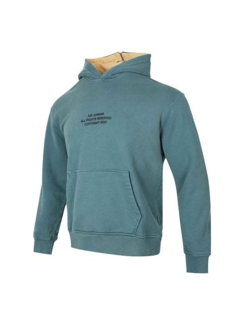 Jordan Men's Air Jordan Minimalistic Alphabet Printing Pullover Blue DQ7545-384