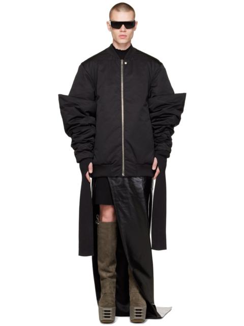 Rick Owens Black Gauntlet Bomber