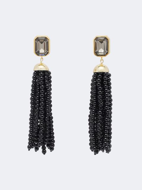 Jennifer Behr Ellison 18kt gold-plated drop earrings