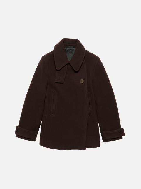 Acne Studios Wool duffle coat - Dark brown
