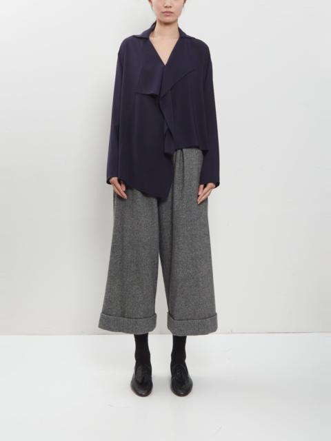Y's Front Tuck Turn Up Twill Flannel Pant
