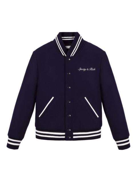 Sporty & Rich Carlyle varsity-style jacket