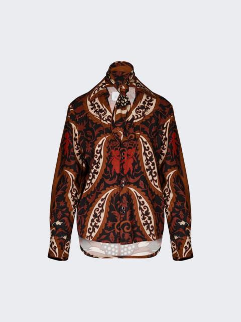 Johanna Ortiz Hacia Puerto Shirt Black And Mocca