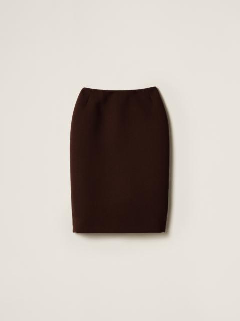 Miu Miu Natté pencil skirt