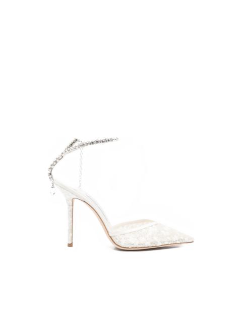 JIMMY CHOO Saeda jewelled strap pumps