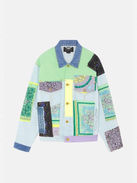 VERSACE Patchwork Denim Jacket