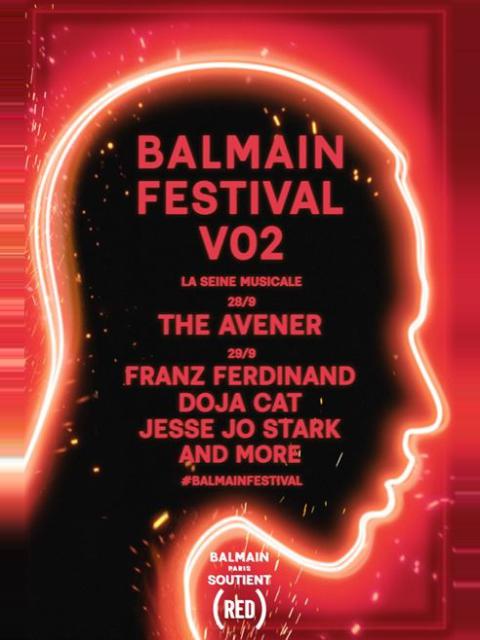 Balmain (Balmain) RED - Balmain Festival V02 poster