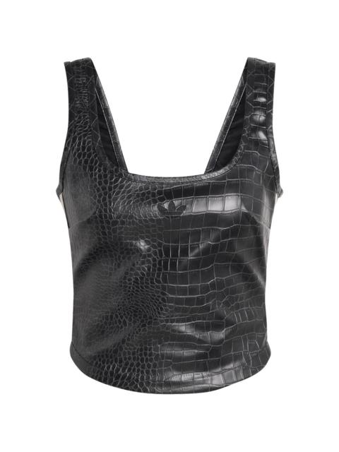 adidas crocodile effect corset