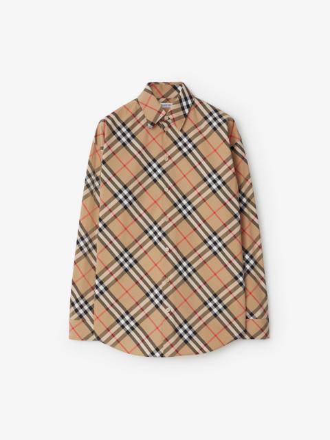 Burberry Relaxed Fit Check Cotton Shirt