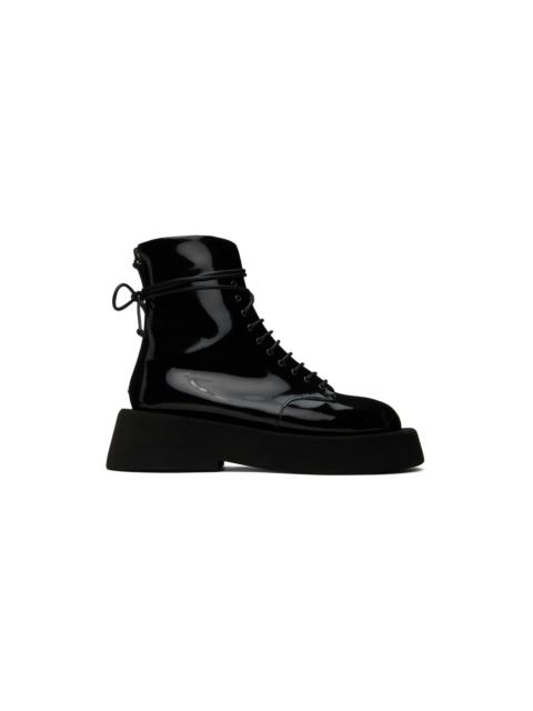 Black Gomme Gommelone Lace-up Boots