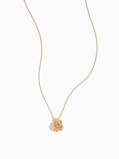Otiumberg Knot Necklace in Gold