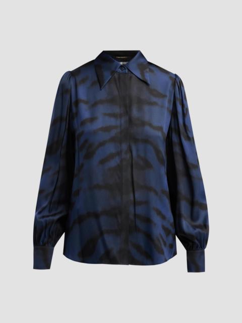 KOBI HALPERIN Women's Davis Printed Silk Blouse - Eclipse Multi