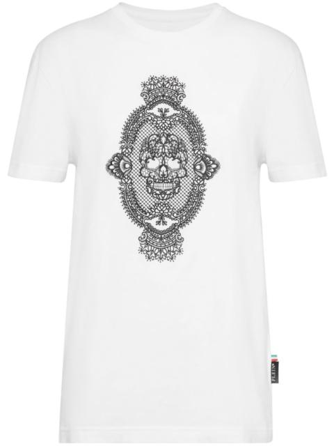 PHILIPP PLEIN skull-print cotton T-shirt