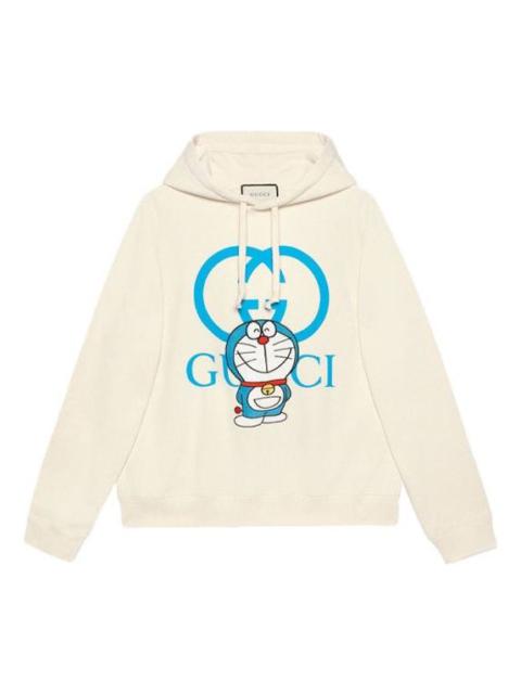 Gucci x Doraemon SS21 Hoodie 'Ivory Blue' 646953-XJDE1-9150