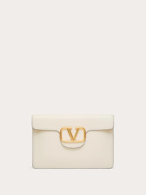 VALENTINO GARAVANI LOCÒ CALFSKIN CLUTCH BAG