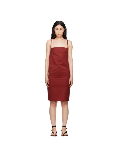 Loulou de Saison Burgundy Blanca Minidress